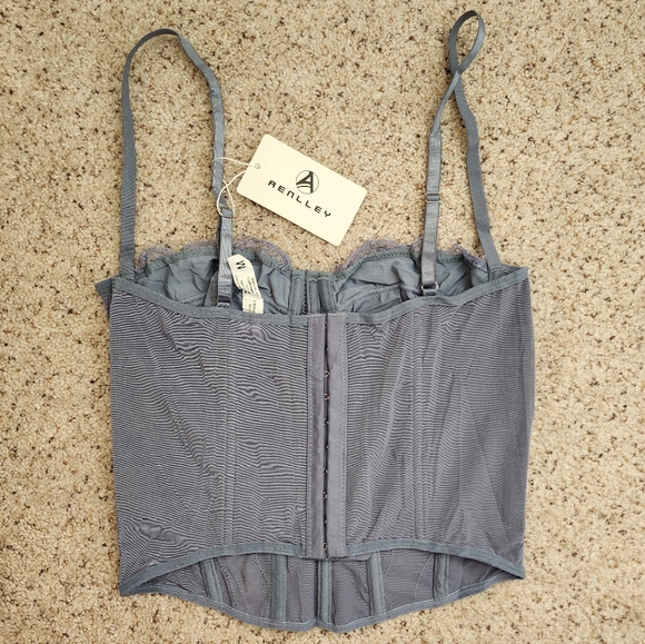 Blue Corset Top - Picture 7 of 7